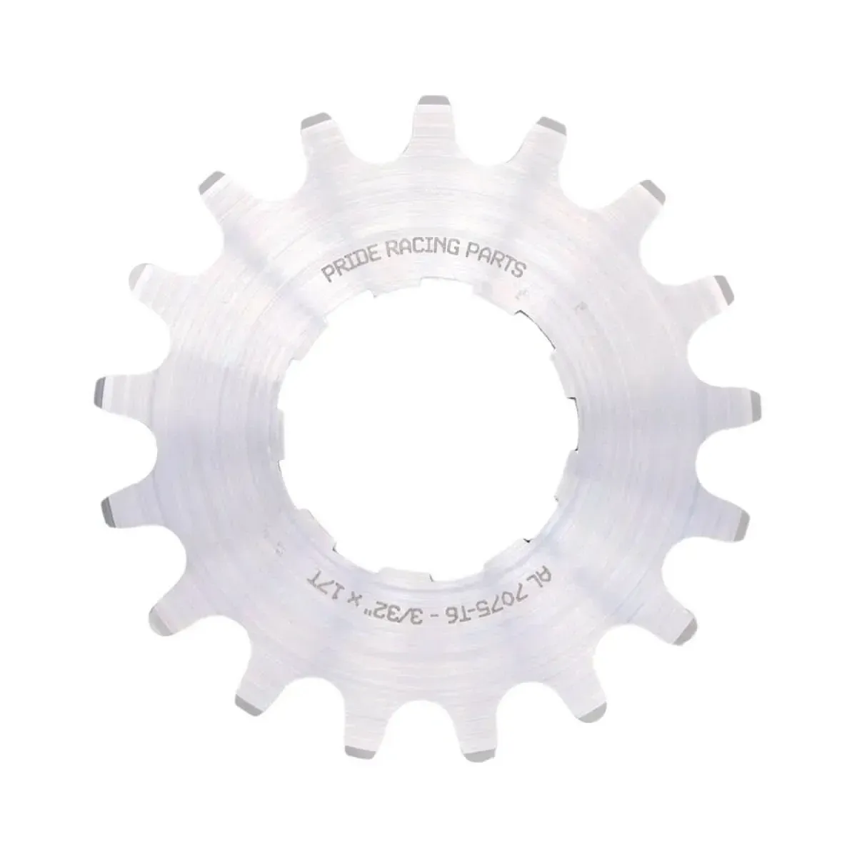 Pride Racing Spiral V2 Stainless Cog Silver